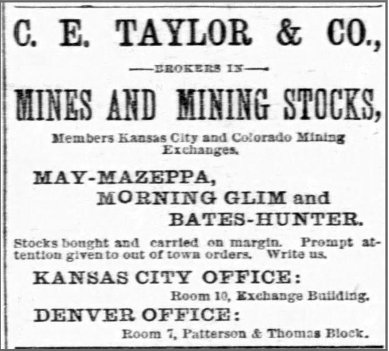 Kansas City Times, 15 March 1890; Kansas City, MO