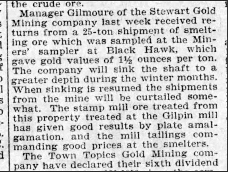 Weekly Gazette, 2 October 1902; Colorado Springs, CO